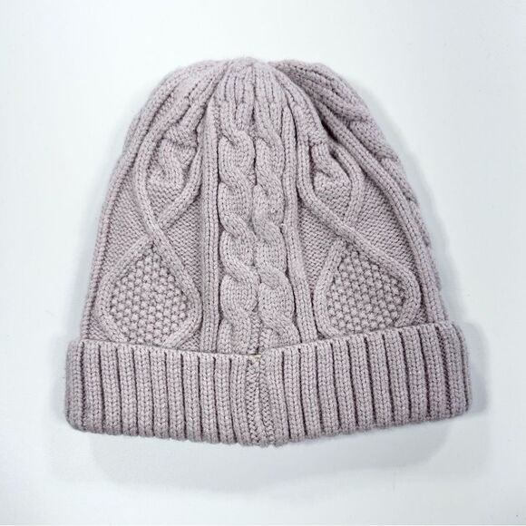 C.C Kids blush knit lined beanie - Picture 2 of 7